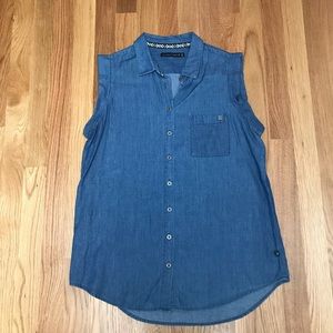 William Rast Chambray Top